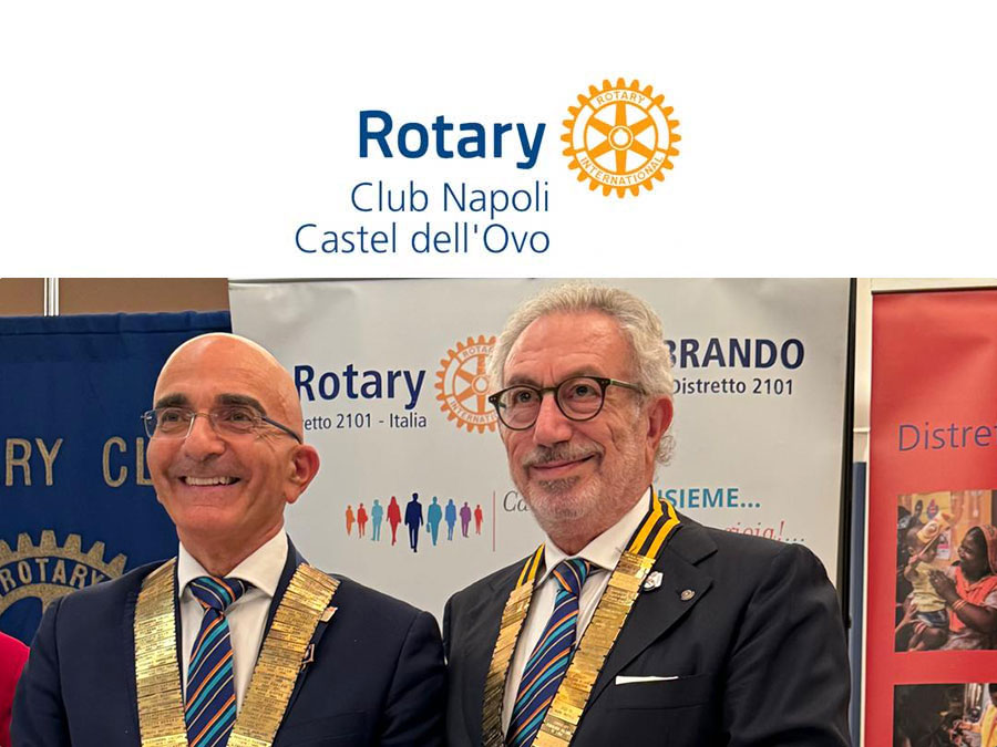 Visita del Governatore Antonio Brando al Club Rotary Napoli Castel dell’Ovo