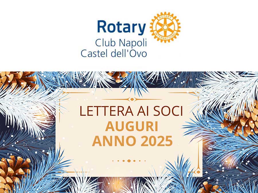 Lettera ai Soci – Auguri Anno 2025